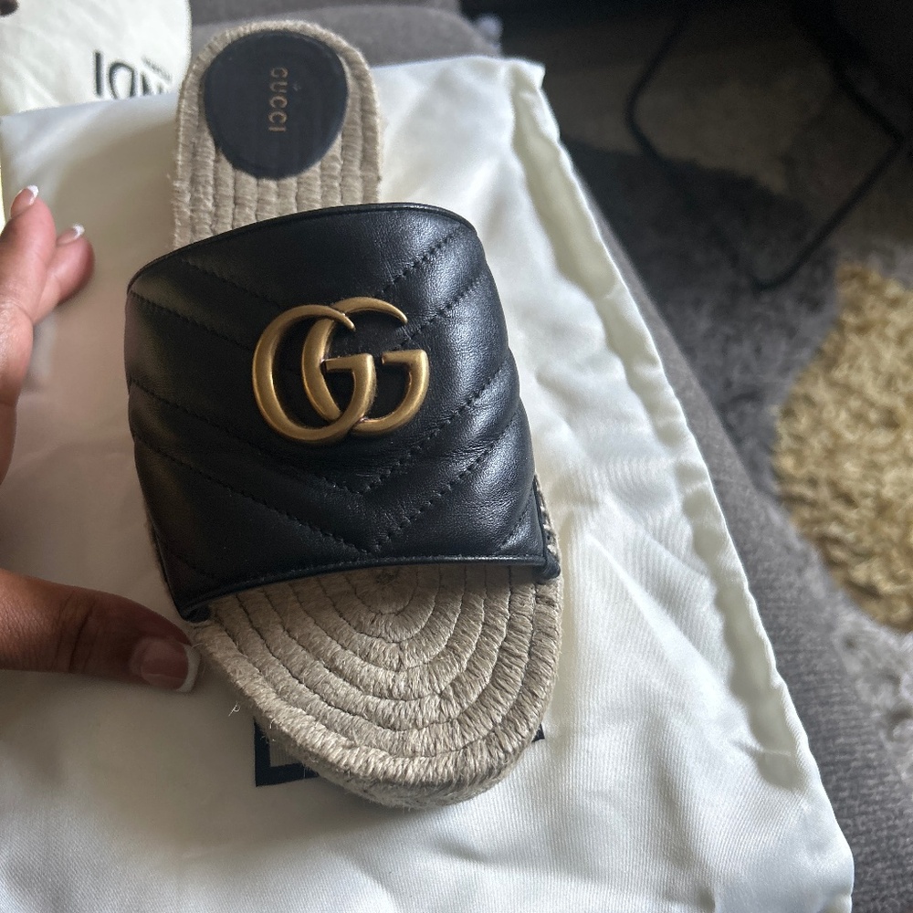 Women Gucci Nero Slides